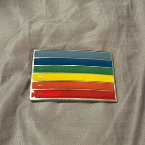 Pride belt buckle